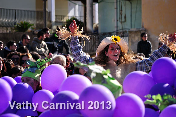 Vathy CArnival on Ithaca Greece.